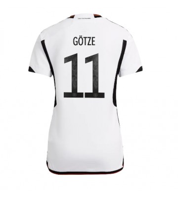 Niemcy Mario Gotze #11 Koszulka Podstawowych Kobiety MŚ 2022 Krótki Rękaw